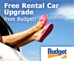 Free Rental Car Upgrade from Budget!