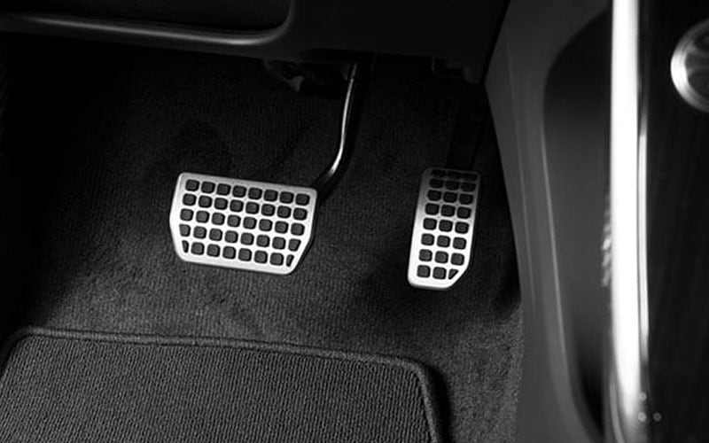 Brake and accelerator pedal of automatic transmission car
