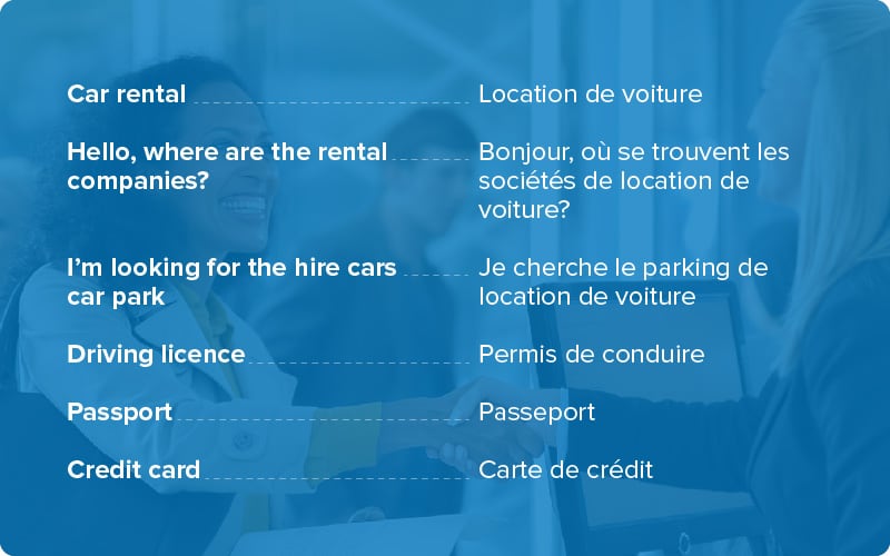 How To Pick Up Your Rental Car In French Rentalcars Com