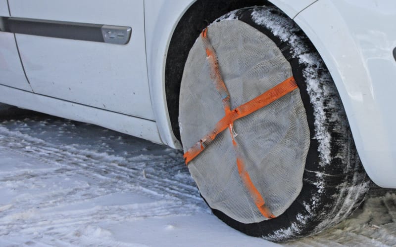 What are winter tyres, snow chains and snow socks?
