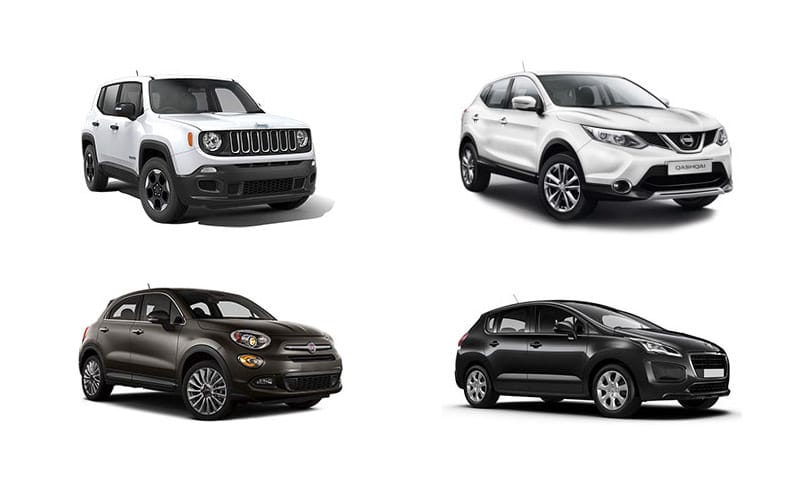 Rental Car Size Comparison Chart